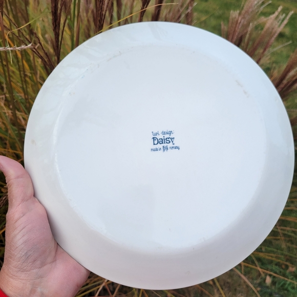 Vintage Figgio Flint Turi - Design Daisy Plate ~ Norway ~ 1960s ~ - Picture 3 of 16